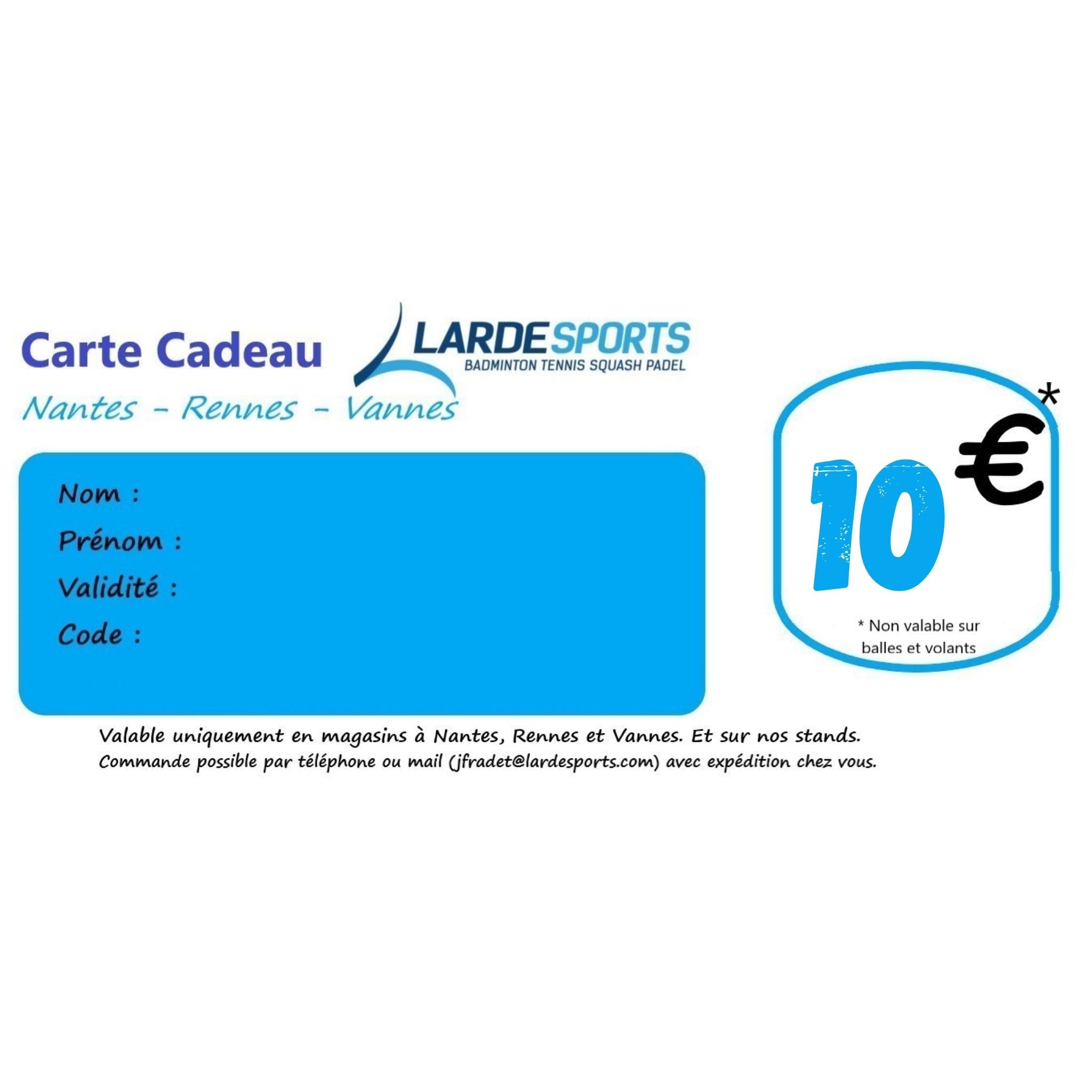 Carte cadeau 10 €